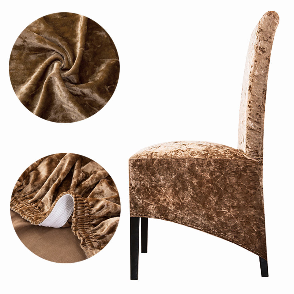 Funda Silla terciopelo Respaldo Largo