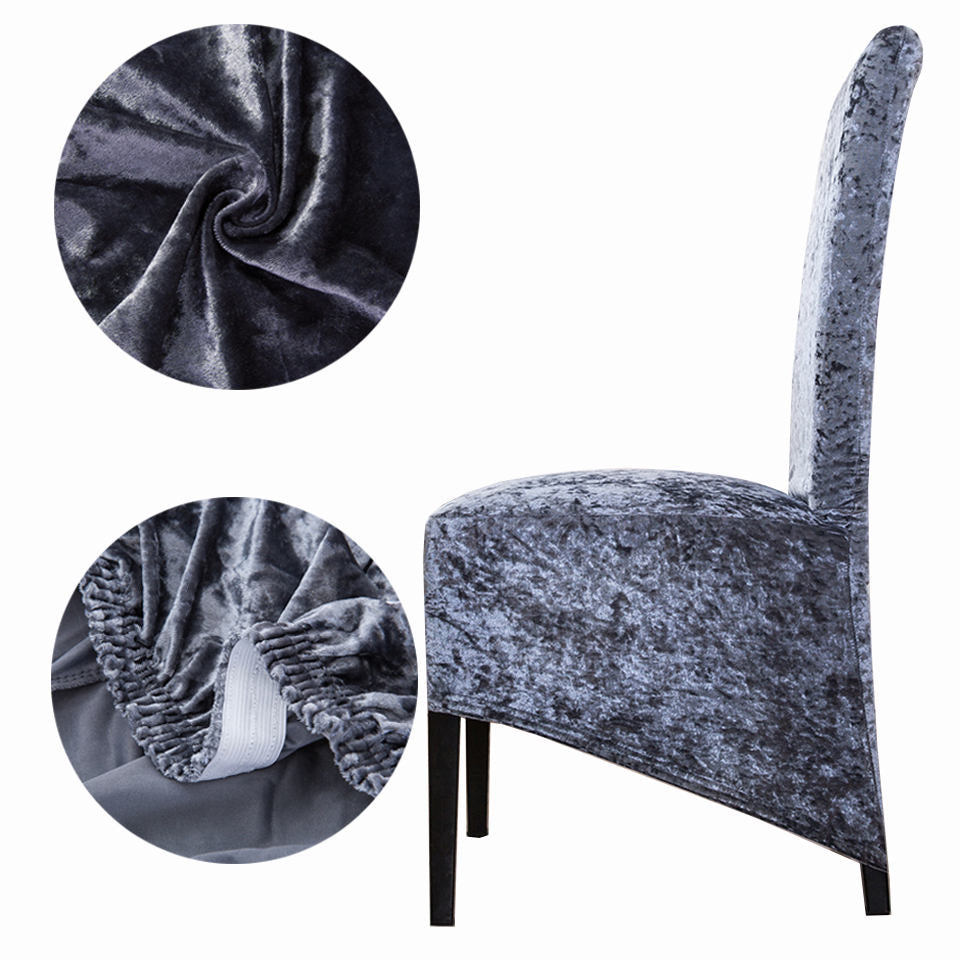 Funda Silla terciopelo Respaldo Largo