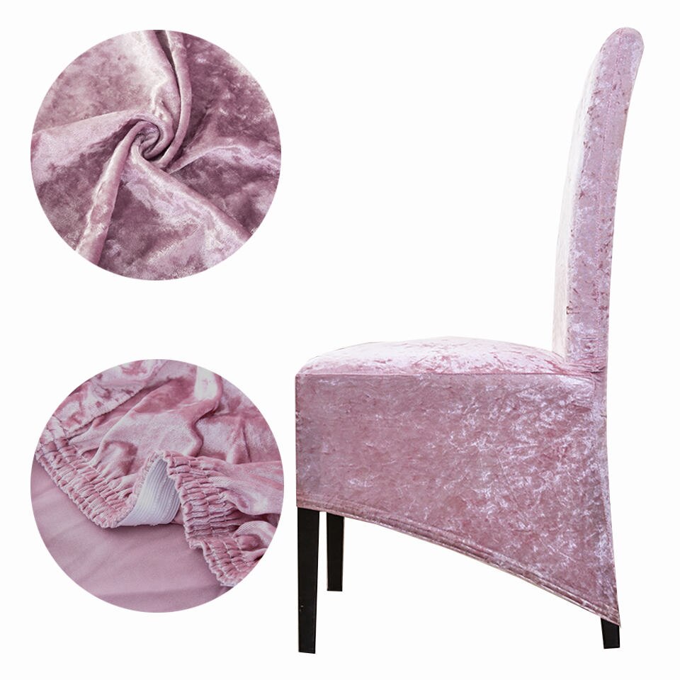Funda Silla terciopelo Respaldo Largo