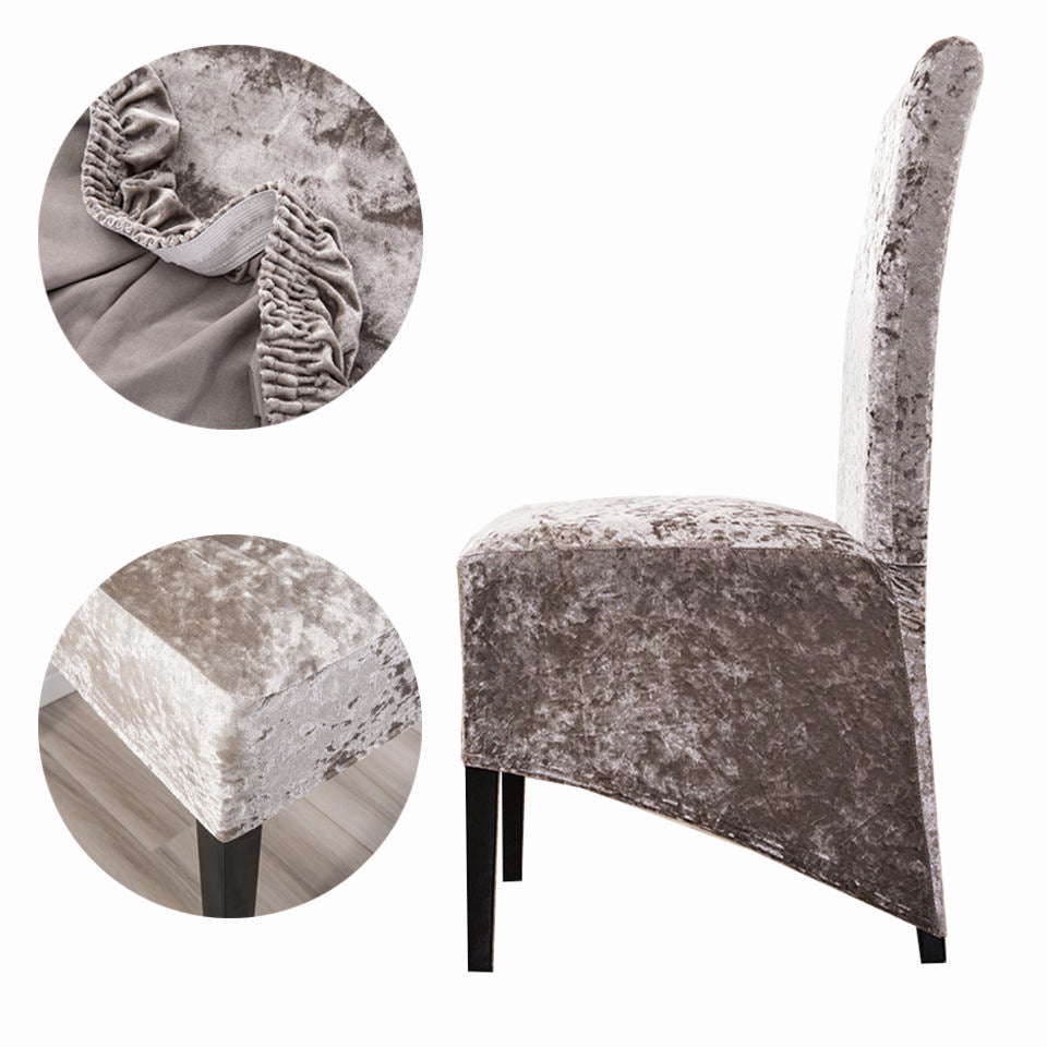 Funda Silla terciopelo Respaldo Largo
