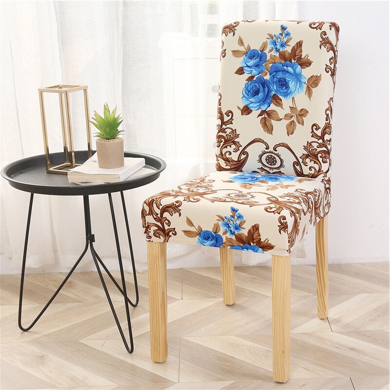  BQZJ Fundas de silla pequeñas para sofá de un solo asiento de 1  plaza, fundas de silla con estampado floral para el hogar (color: color 1,  especificación: tamaño universal) : Hogar
