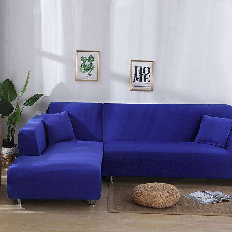 Funda de sofá elástica adaptable chaise longue