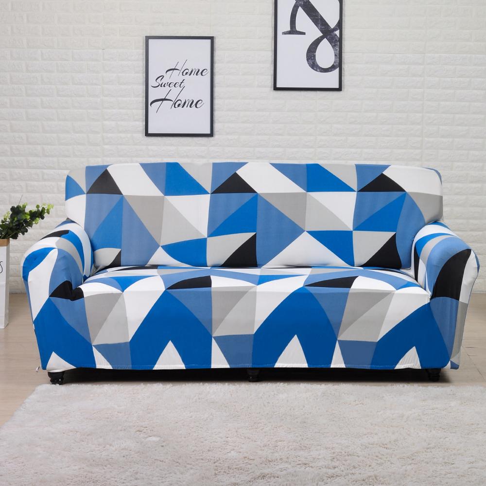 Fundas de sofá y funda de sofá chaise longue Magic Azul